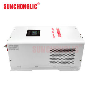 Sunchonglic 24v 3000va תדר נמוך dums אמיתי גל סינוס 60a mppt יחיד עם מטען ac - Product Image 5