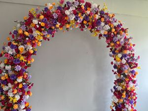 Fiori Artificiali in Seta per Decorazione Arco Nuziale e Passerella, File di Fiori per Miglioramento Location Matrimoniale, Cabina Fotografica 360 - Product Image 5