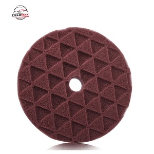 Kit de tampons de <span class=keywords><strong>polissage</strong></span> diamantés biseautés vert, marron, bleu de 6 et 5 pouces pour le detailing automobile, tampons de <span class=keywords><strong>polissage</strong></span> en mousse en gros - Product Image 4