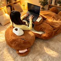 Sac de couchage en peluche style jouet, sac de couchage enveloppant douillet en peluche, sac de couchage géant en forme d'ours en peluche