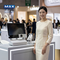 Analyseur de cuir chevelu AI avec caméra HD, rapport via application, objectifs 50X et 200X pour usage en salon
