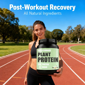 OEM Organic a base di <span class=keywords><strong>proteine</strong></span> del siero di latte in polvere integratore da palestra senza zucchero con sapore di burro fondente per adulti - Product Image 4