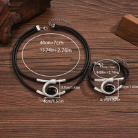 Ensemble de bijoux en acrylique en forme d'escargot spirale style bohème, collier et bracelet pour femmes, élégant et très vendu