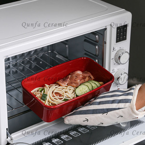 China Wholesale Custom Printed Cake Kitchenware Baking Ceramic <strong>Bakeware</strong> <strong>Sets</strong> - Product Image 2