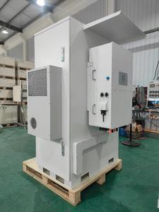 Armoire de stockage de batteries en acier inoxydable blanc, armoire de télécommunications extérieure, coffret de rack, certifié CE, <span class=keywords><strong>extincteur</strong></span> - Product Image 1