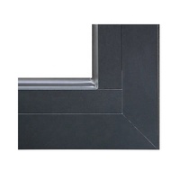 Fenêtres d'auvent en Aluminium à Double vitrage à brise thermique de tailles personnalisées