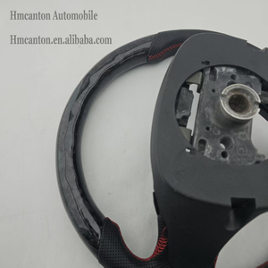 Productos Populares: Volante de Fibra de Carbono Forjado con Cuero Perforado, Compatible con Honda Civic de 8ª Generación - Product Image 6
