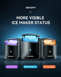 Euhomy Counter top 40lbs/24H Hochwertige Smart Ice Maker Nugget Tragbare Sonic Ice Maker mit APP-Steuerung - Product Image 2