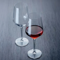 Verres à vin à pied en cristal sans plomb de qualité supérieure, design moderne, bol carré, pour vin rouge et blanc, transparents, à long pied, pour la maison et le bar