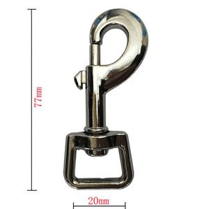 Kim loại hợp kim kẽm xoay mắt Bolt <span class=keywords><strong>Snap</strong></span> hook 20x77 Mét điện phân kẽm mạ cho doanh số bán hàng - Product Image 3