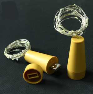 Dây Chai Rượu Vang Sạc Điện USB Chống Nước 2M 20Leds Đèn Giáng Sinh Bằng Đồng Nút Bần Ban Đêm <span class=keywords><strong>LED</strong></span> - Product Image 5