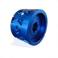 Prodotti Metallici Personalizzati CNC, Componenti in Alluminio Lavorati, Anodizzazione Blu, Personalizzazione in Serie Supportata, Produttore OEM Originale