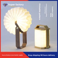 Lampe de chevet portable en papier artisanal JIATAO ZM-STD – Cadeau créatif pour réunions d'entreprise et événements annuels – Vente en gros