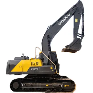 Volvo EC210 used crawler excavator 21 tons medium digger for earthworks Volvo 210 second hand excavator for sale