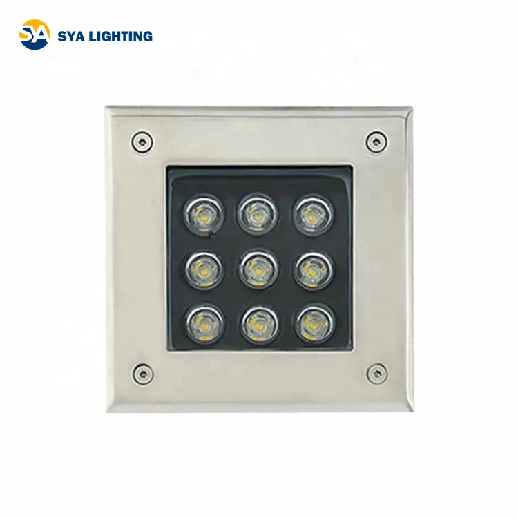 SYA-303 sol encastré lumière extérieure paysage sol enterré lampe carré led lumière souterraine