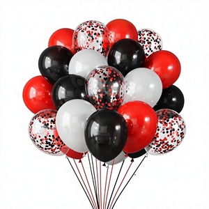 Venta al por Mayor de 30 Globos Metálicos de Confeti Cromado, Globos de Látex para Decoración de Fiestas de Aniversario, Bodas, Cumpleaños, Baby Shower, Helio - Product Image 4