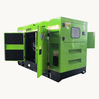 Groupe électrogène diesel fabriqué en Chine, à châssis ouvert, type silencieux, super silencieux, 20KW-200KW, démarrage électrique