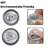 Meilleures ventes 202 #   CDL SOT Couvercle à ouverture facile en aluminium recyclable, de qualité alimentaire, durable et écologique pour le stockage de canettes de boissons
