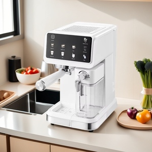Machine à café expresso domestique haute pression avec mousseur à lait automatique, écran couleur intelligent, tout-en-un pour cappuccino et latte - Product Image 1