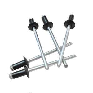 Rivets aveugles à tête fraisée A2 en aluminium noir M5, faible MOQ, vente en gros - Product Image 1