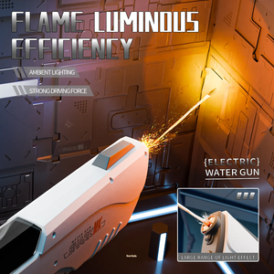 Leistungs starke elektrische Wasser pistole Leucht spielzeug pistole Automatische Wassers pritz pistole für Kinder und Erwachsene - Product Image 3
