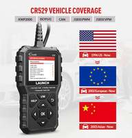 Nuevo lanzamiento Creader 529 OBD2 escáner herramienta de diagnóstico automotriz OBDII lector de código de error leer OBD Scan lector de código DIY CR529