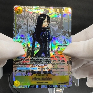 One-piecesed TCG opcg การ์ดตัวการ์ตูนอังกฤษ EB03-055ลายการ์ตูนโรบินการ์ดฟอยล์การ์ดอะนิเมะสะสม - Product Image 2