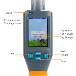 Lector de chips de animales de largo alcance 134,2 Khz <span class=keywords><strong>125Khz</strong></span> HDX FDX-B RFID Animal Pet Tag <span class=keywords><strong>Reader</strong></span> Scanner - Product Image 3