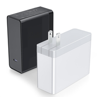 Chargeur mural portable rapide HNT 100W PD avec câble Type C de 2 m, adaptateur de chargeur de téléphone portable, prise US/UK/EU pour iPhone, ordinateur portable, Macbook