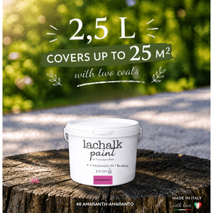 48 AMARANTH 25 lt LaChalk the evolution of <b>chalk</b> paint Where <b>chalk</b> meets resin: Hybrid <b>Chalk</b> Resin Paint made in Italy - Product Image 2