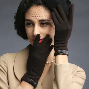 Gants chauds et élégants pour femmes, pour l'hiver, vente en gros, à la mode, écran tactile, bon marché,