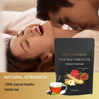 Thé noir biologique naturel aux herbes chinoises pour la vitalité masculine, sachets de thé énergisant et stimulant à la maca pour la santé masculine, durée de conservation 3 ans