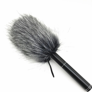 Funda de Micrófono de <span class=keywords><strong>Peluche</strong></span> en Existencia, Protector de Viento para Micrófono de Mano para Entrevistas - Product Image 1