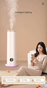 Rasal pelembap udara ultrasonik, pelembap udara ultrasonik pintar kapasitas besar dengan kendali jarak jauh berdiri di lantai - Product Image 4