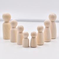 Poupées en bois naturel non finies, poupées en bois personnalisées pour enfants, bricolage, peinture, artisanat, décoration de la maison
