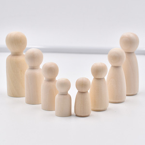 Poupées <span class=keywords><strong>en</strong></span> <span class=keywords><strong>bois</strong></span> naturel non finies, poupées <span class=keywords><strong>en</strong></span> <span class=keywords><strong>bois</strong></span> personnalisées pour enfants, bricolage, peinture, artisanat, décoration de la maison - Product Image 3