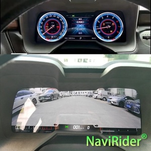 Pour Chevrolet Camaro 2011-2015 Tableau de bord numérique Carplay Compteur de vitesse Cockpit virtuel Tachymètre Compteur kilométrique Horloge Tableau de bord LCD - Product Image 1