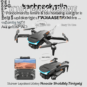 Dron K101 MAX Profesional con Doble Cámara 4k HD WiFi FPV, Localización de Flujo Óptico, Plegable, Quadcopter RC, Regalo Perfecto para Niños - Product Image 2
