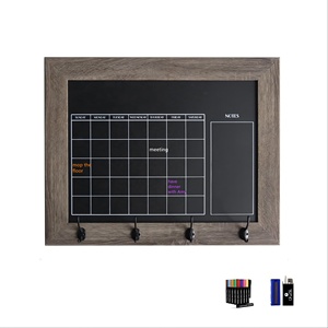 <span class=keywords><strong>Tableau</strong></span> d'affichage magnétique et <span class=keywords><strong>tableau</strong></span> noir combiné 18" <span class=keywords><strong>x</strong></span> 24" avec calendrier et crochets métalliques – Prix usine - Product Image 5