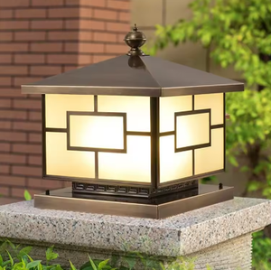 โคมไฟต้นไม้แบบยืดหยุ่นได้โคมไฟหลักเสาประตูไฟประตูแรงดันต่ำเสาอบอุ่นสีขาว - Product Image 3