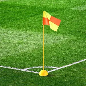 Futbol eğitim kulübü köşe direği ve bayrak seti