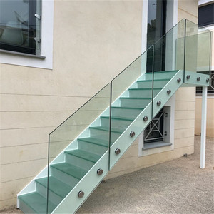 <span class=keywords><strong>Escaleras</strong></span> portátiles de madera y vidrio, escalones flotantes, escalones voladizos - Product Image 6