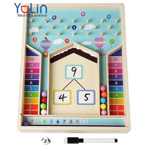 Tablero <span class=keywords><strong>de</strong></span> juego <span class=keywords><strong>de</strong></span> enseñanza <span class=keywords><strong>de</strong></span> juguete <span class=keywords><strong>de</strong></span> aprendizaje para niños para la composición y descomposición <span class=keywords><strong>de</strong></span> números dentro <span class=keywords><strong>de</strong></span> 10 en matemáticas - Product Image 1