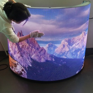 Outdoor Flexible LED Screen Advertising Modular Led Digital <b>Displays</b> Film <b>Display</b> Waterproof Panels P4 Digital Signage and Displ - Product Image 6