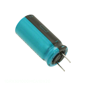 Condensador Original 10RX301000MCA10X20 1000 uF CAP ALUM 1000UF 20% 10V RADIAL de Montaje a Través de Orificio - Product Image 1
