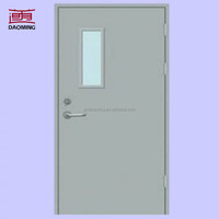 Puerta de Entrada Moderna de Doble Hoja, Ignífuga, de Acero Inoxidable, con Control Remoto, 5 Años de Garantía, para Bancos y Centros de Datos, Superficie Acabada