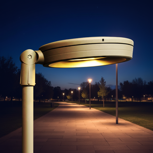 Farol de Jardín Cilíndrico de Cuatro Brazos, Iluminación Exterior, Luminaria Urbana, Iluminación de Parques, Iluminación de Áreas Públicas - Product Image 5