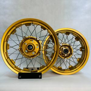 Buje de rueda con radios sin cámara, adecuado para modificación de buje de rueda BMW F750GS (modelos 2020-2024), rueda delantera 2.5*19, rueda trasera 4.25*17 - Product Image 3