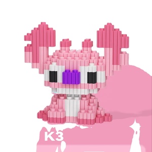 Lisa Direct prix usine bricolage bloc de construction jouets pour enfants Mini diamant blocs de construction en plastique <span class=keywords><strong>3D</strong></span> petits blocs de construction - Product Image 1