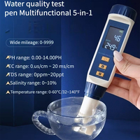 Medidor de pH Digital Profesional J&R Tipo Pluma para Pruebas de Calidad del Agua en Hidroponía y Acuicultura